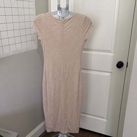 Anthropologie See you Monday Beige Midi Dress - Picture 4 of 7